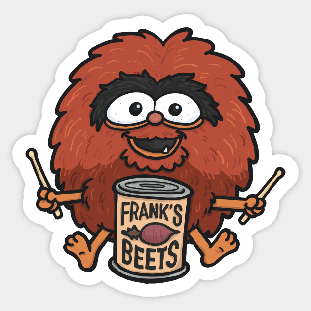 Beet Drum! Sticker by Cam Garrity